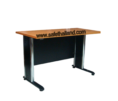 โต๊ะทำงานขาเหล็ก รุ่น M-PTD-60120 ขนาด ( 60 x 120 x 74 ) สามารถเพิ่มลิ้นชักได้